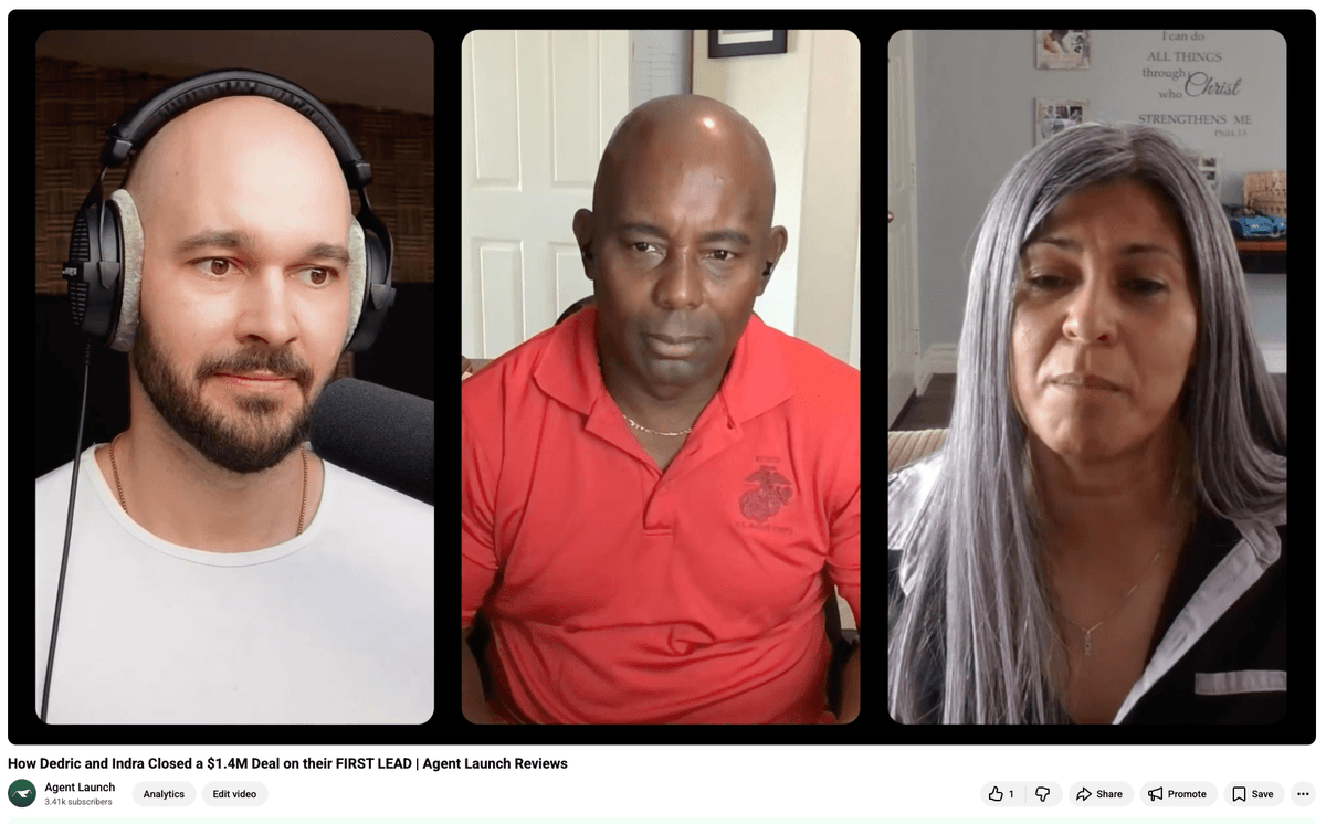 Agent Launch client review video