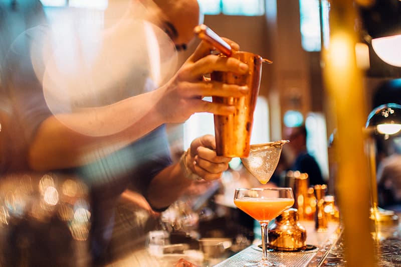 Making cocktails