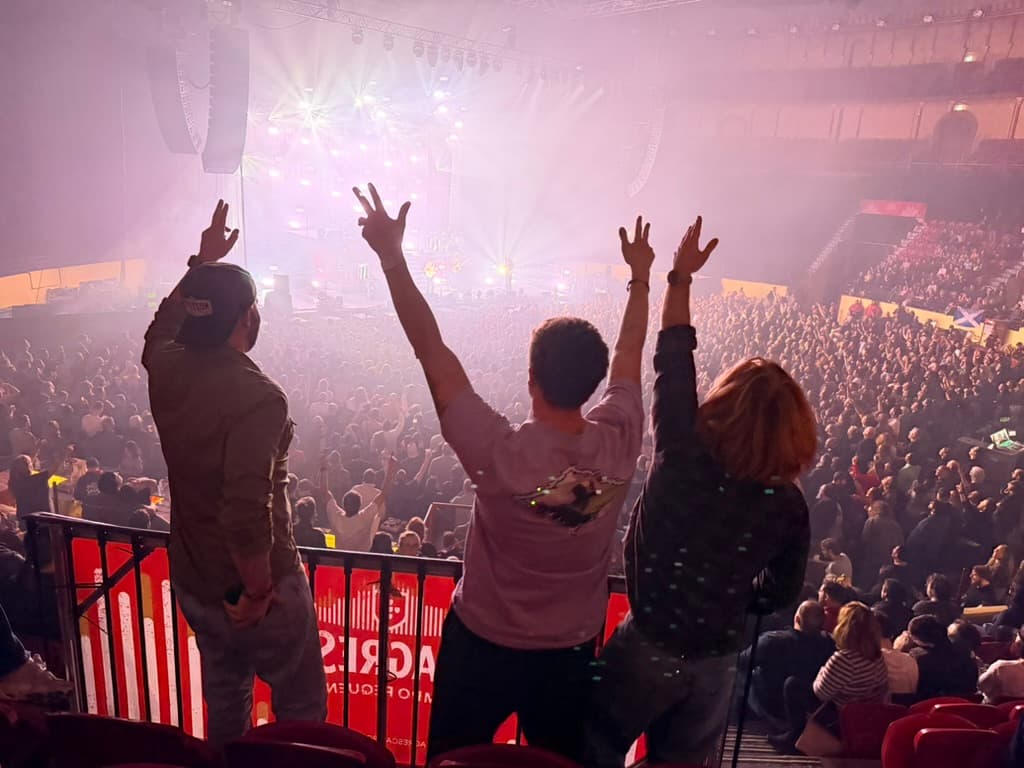 Concert with friends